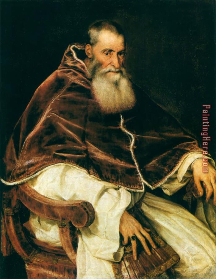 Titian Portrait of Pope Paul III